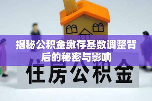 阿里山揭秘公积金缴存基数调整背后的秘密与影响