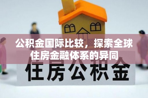 阿里山公积金国际比较，探索全球住房金融体系的异同