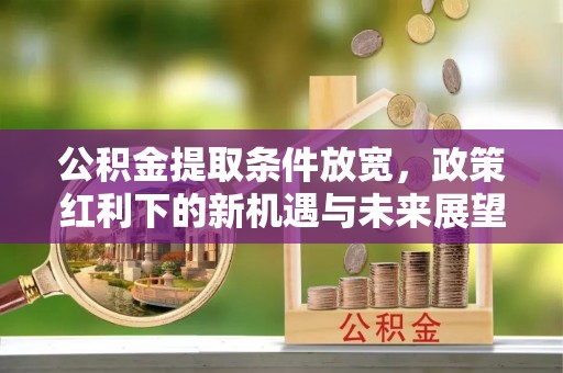阿里山公积金提取条件放宽，政策红利下的新机遇与未来展望