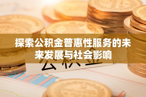 阿里山探索公积金普惠性服务的未来发展与社会影响