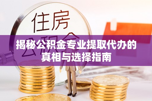 阿里山揭秘公积金专业提取代办的真相与选择指南