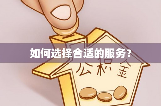 阿里山如何选择合适的服务？