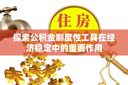 阿里山探索公积金制度性工具在经济稳定中的重要作用